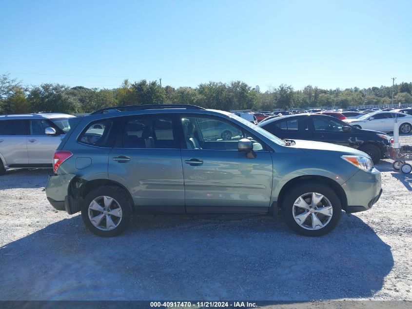 2016 Subaru Forester 2.5I Limited VIN: JF2SJARC8GH557597 Lot: 40917470