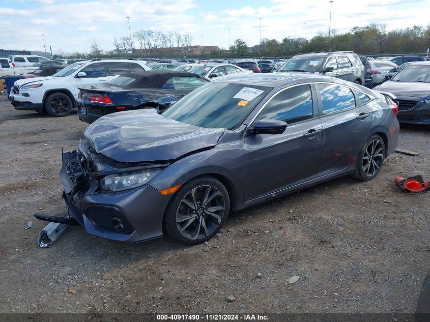 2018 Honda Civic Si VIN: 2HGFC1E53JH708396 Lot: 40917490