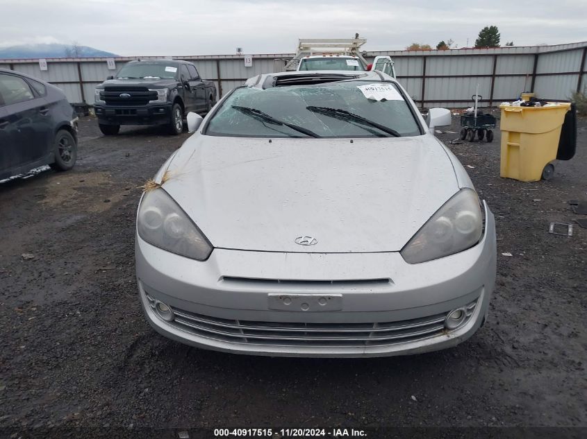 2008 Hyundai Tiburon Gs VIN: KMHHM66D38U266438 Lot: 40917515