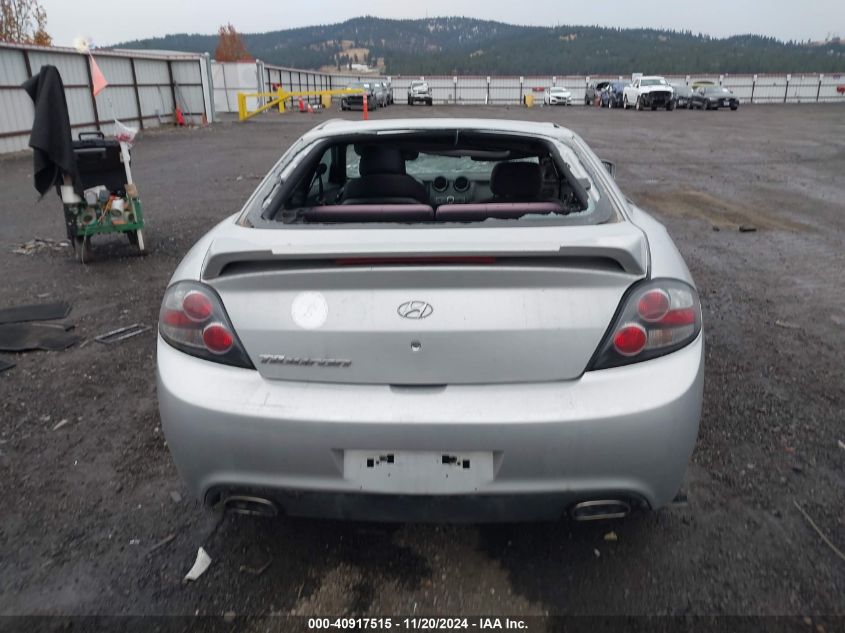 2008 Hyundai Tiburon Gs VIN: KMHHM66D38U266438 Lot: 40917515