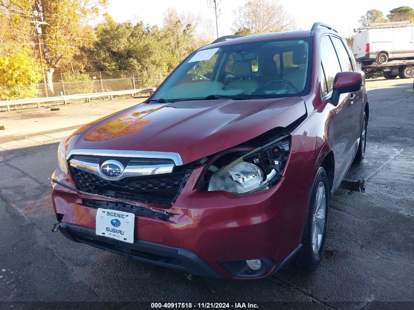 2015 Subaru Forester 2.5I Limited VIN: JF2SJAHC9FH527282 Lot: 40917518