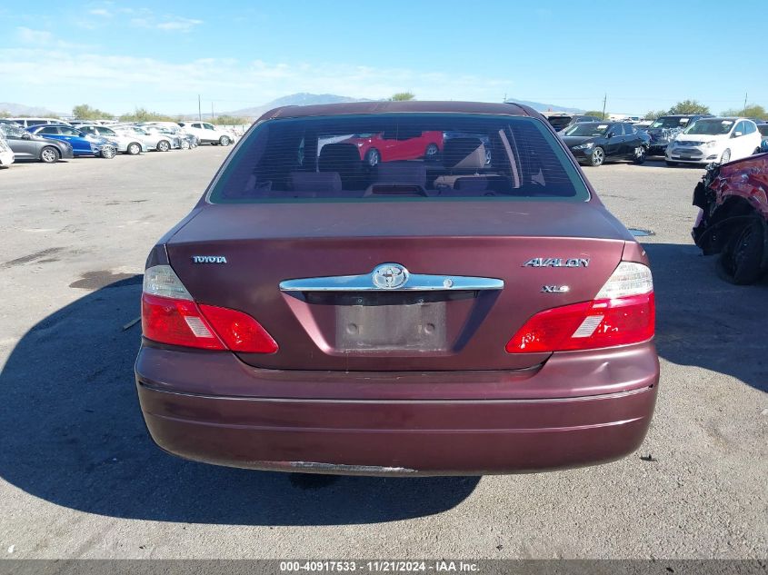 2004 Toyota Avalon Xls VIN: 4T1BF28B04U378810 Lot: 40917533