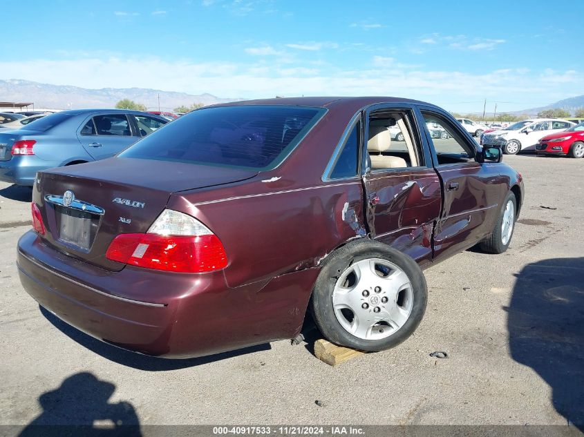 2004 Toyota Avalon Xls VIN: 4T1BF28B04U378810 Lot: 40917533