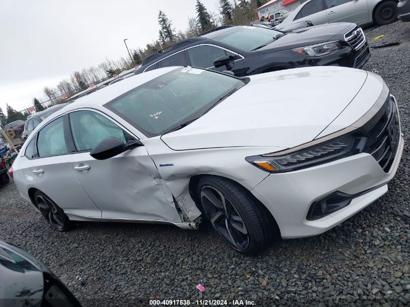 2022 Honda Accord Hybrid Sport VIN: 1HGCV3F23NA011800 Lot: 40917538