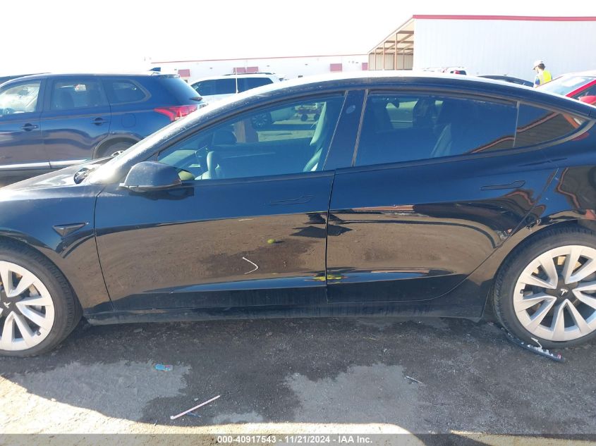 2021 Tesla Model 3 Long Range Dual Motor All-Wheel Drive VIN: 5YJ3E1EB5MF036935 Lot: 40917543