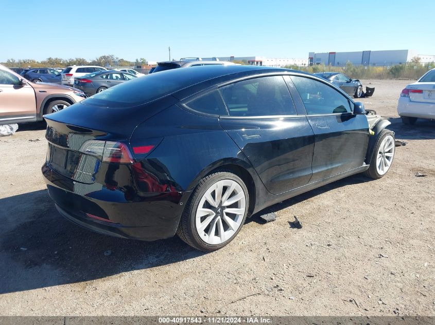 2021 Tesla Model 3 Long Range Dual Motor All-Wheel Drive VIN: 5YJ3E1EB5MF036935 Lot: 40917543