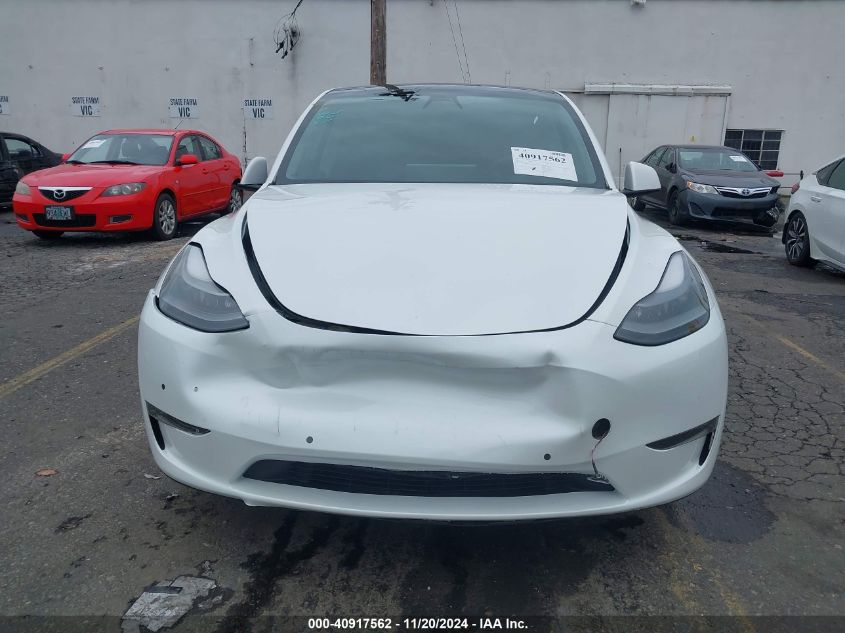 2021 Tesla Model Y Performance Dual Motor All-Wheel Drive VIN: 5YJYGDEF5MF258279 Lot: 40917562