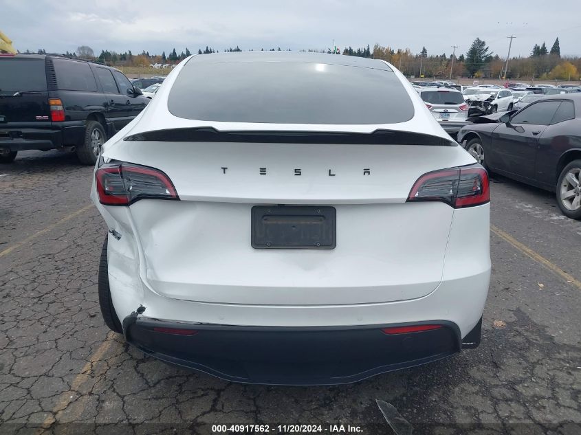 2021 Tesla Model Y Performance Dual Motor All-Wheel Drive VIN: 5YJYGDEF5MF258279 Lot: 40917562