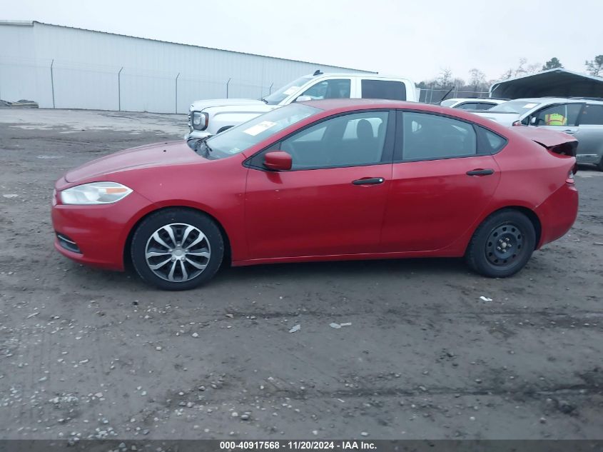 2013 Dodge Dart Se VIN: 1C3CDFAA7DD244971 Lot: 40917568