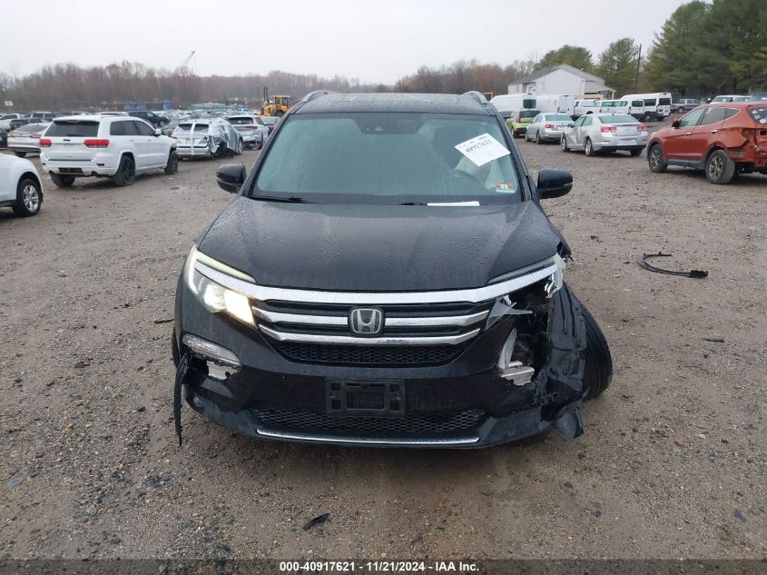 2017 Honda Pilot Elite VIN: 5FNYF6H04HB065911 Lot: 40917621