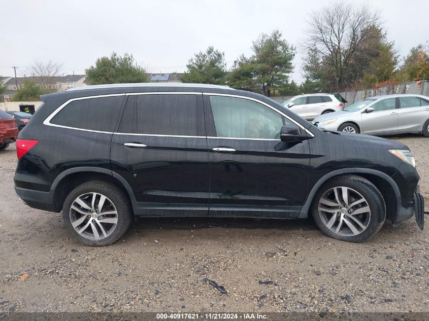 2017 Honda Pilot Elite VIN: 5FNYF6H04HB065911 Lot: 40917621