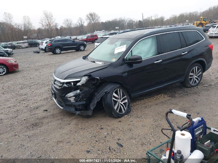 2017 Honda Pilot Elite VIN: 5FNYF6H04HB065911 Lot: 40917621