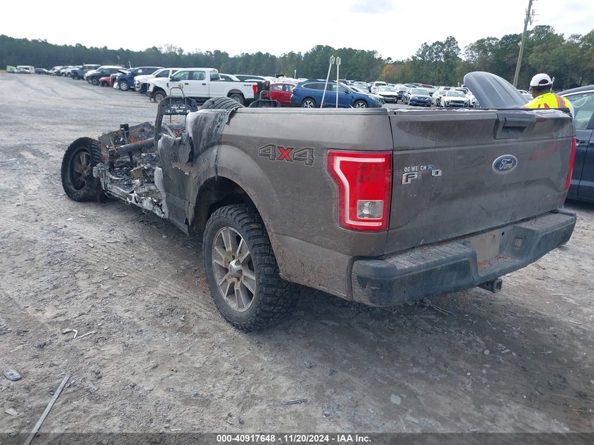 2017 FORD F-150 VIN: 1FTFX1EF8HKE32778