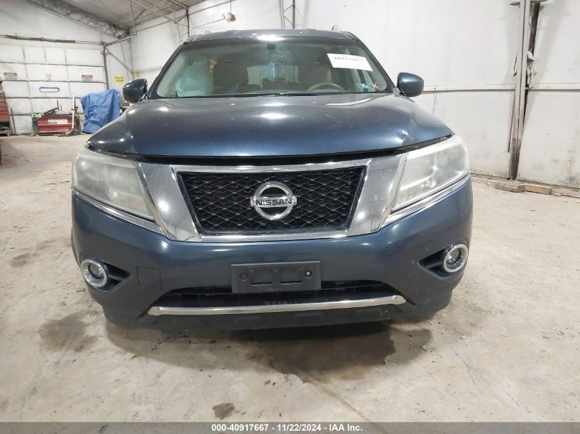 2014 Nissan Pathfinder Sl VIN: 5N1AR2MMXEC728655 Lot: 40917667