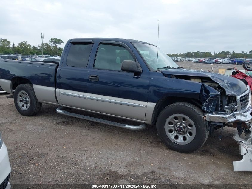 2005 GMC Sierra 1500 Sle VIN: 1GTEC19TX5Z174807 Lot: 40917700