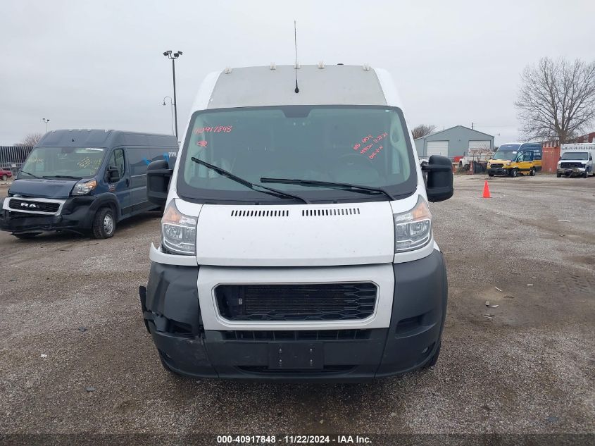 2021 Ram Promaster 3500 Cargo Van High Roof 159 Wb Ext VIN: 3C6MRVJG0ME577485 Lot: 40917848