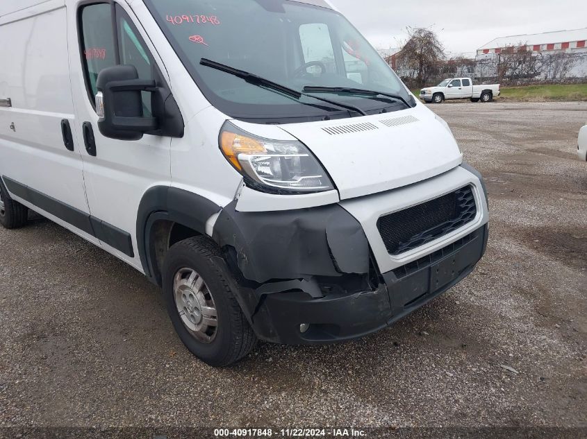 2021 Ram Promaster 3500 Cargo Van High Roof 159 Wb Ext VIN: 3C6MRVJG0ME577485 Lot: 40917848