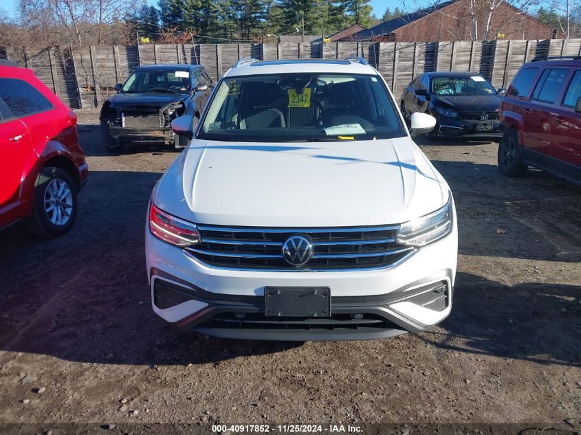 2022 Volkswagen Tiguan 2.0T Se VIN: 3VV2B7AX7NM147459 Lot: 40917852