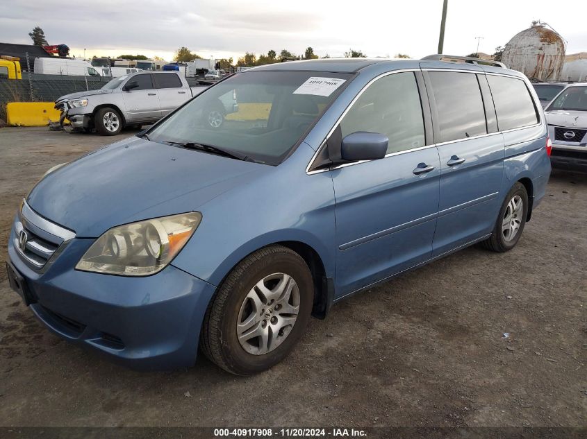 2006 Honda Odyssey Ex-L VIN: 5FNRL387X6B015245 Lot: 40917908