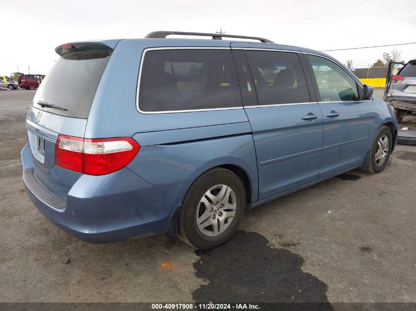 2006 Honda Odyssey Ex-L VIN: 5FNRL387X6B015245 Lot: 40917908