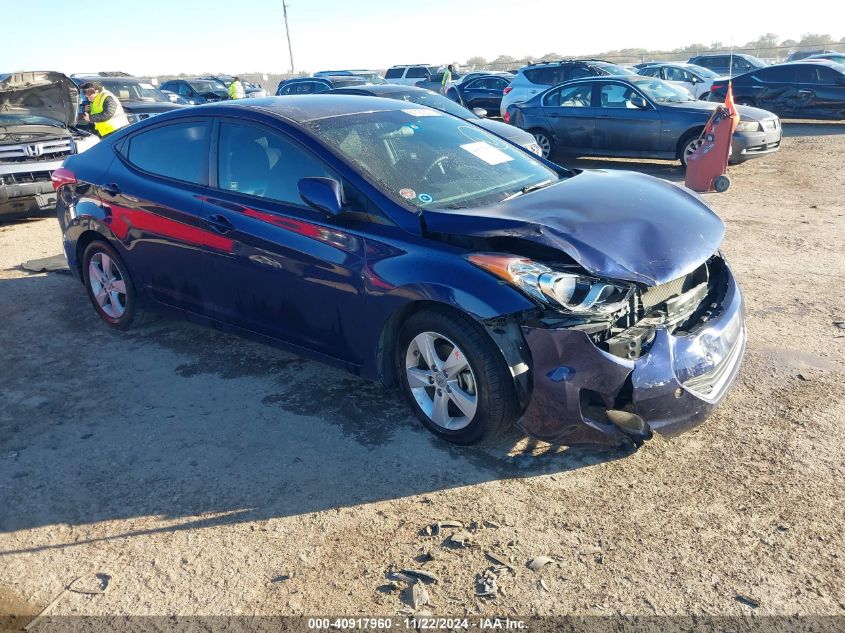 2013 Hyundai Elantra Gls VIN: 5NPDH4AEXDH219553 Lot: 40917960