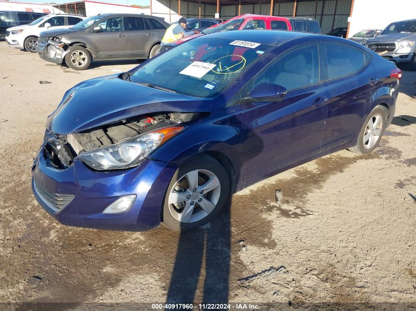 2013 Hyundai Elantra Gls VIN: 5NPDH4AEXDH219553 Lot: 40917960