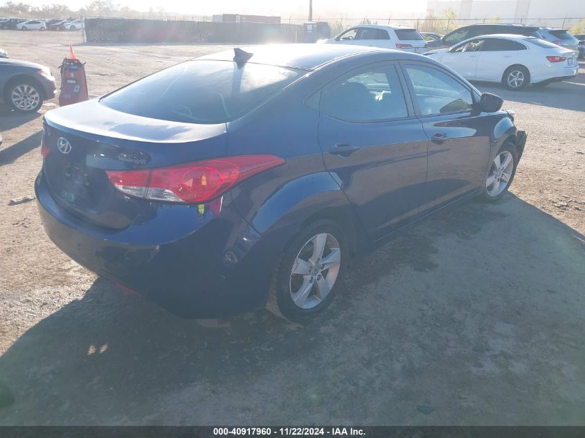 2013 Hyundai Elantra Gls VIN: 5NPDH4AEXDH219553 Lot: 40917960