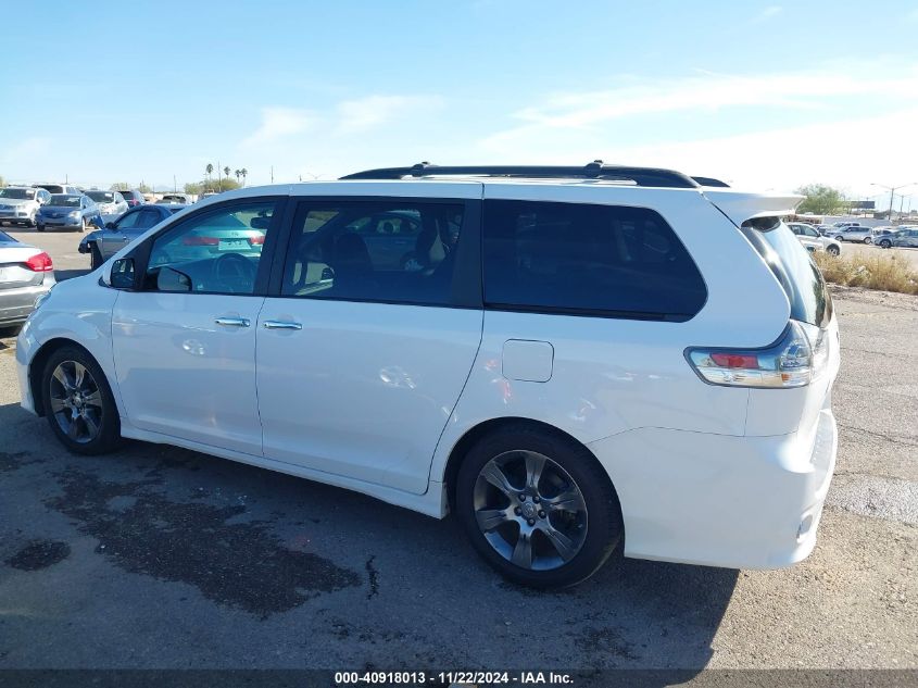 2015 Toyota Sienna Se 8 Passenger VIN: 5TDXK3DCXFS686939 Lot: 40918013