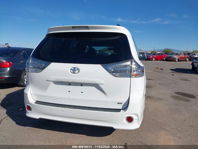 2015 Toyota Sienna Se 8 Passenger VIN: 5TDXK3DCXFS686939 Lot: 40918013