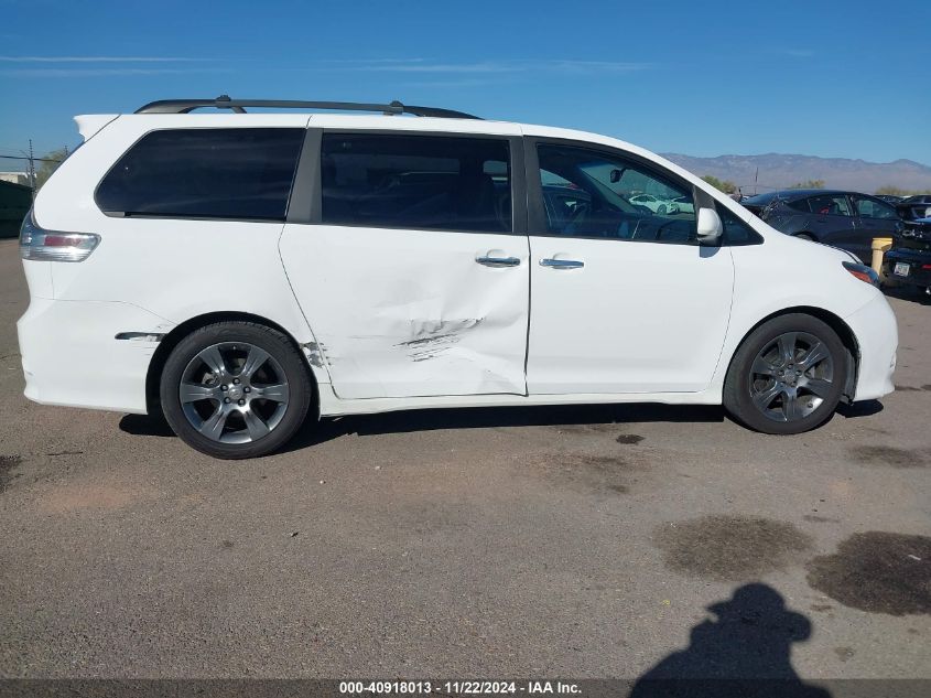 2015 Toyota Sienna Se 8 Passenger VIN: 5TDXK3DCXFS686939 Lot: 40918013