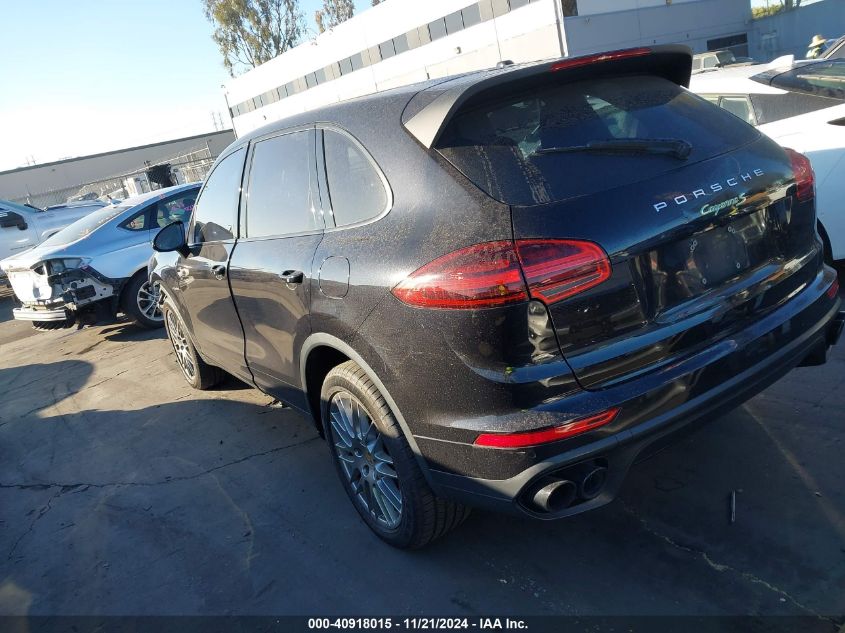 2016 Porsche Cayenne E-Hybrid S VIN: WP1AE2A21GLA59065 Lot: 40918015