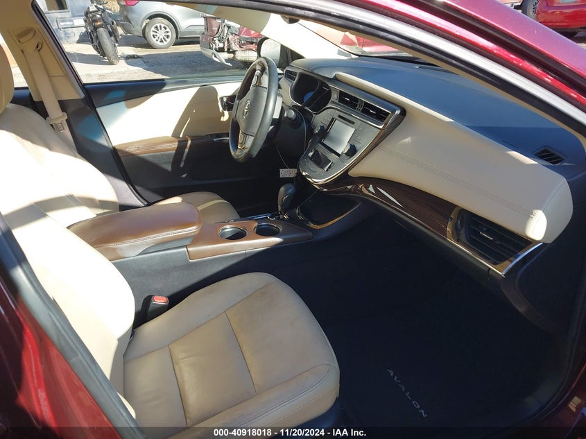 Image 5 of 2015 Toyota Avalon  salvage vehicle - Lot #40918018 at IAAI