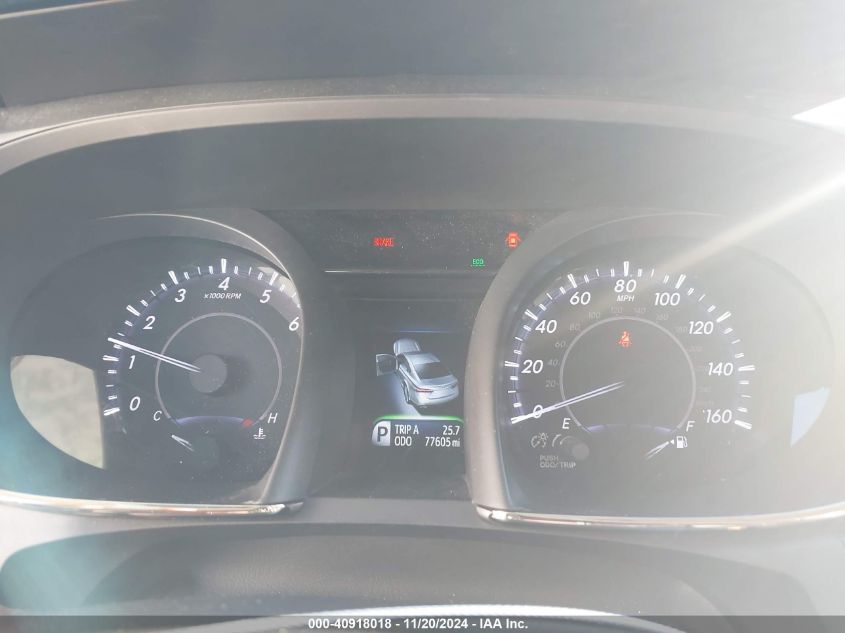 Image 7 of 2015 Toyota Avalon  salvage vehicle - Lot #40918018 at IAAI