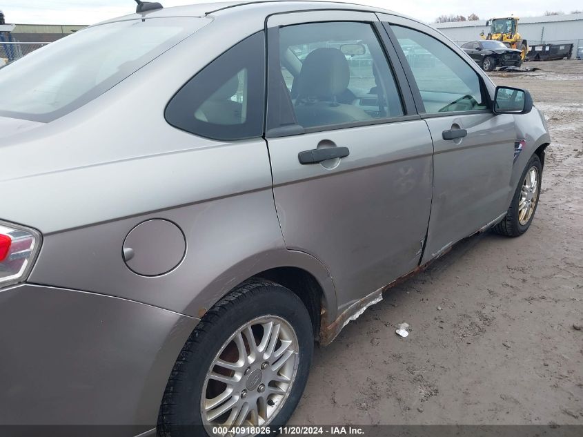 2008 Ford Focus Se/Ses VIN: 1FAHP35N68W140623 Lot: 40918026