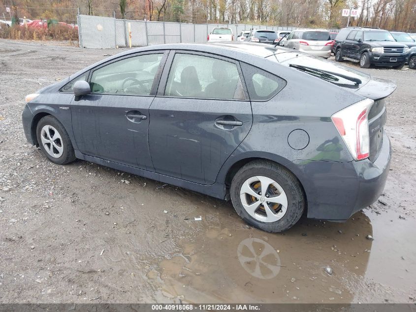 VIN JTDKN3DU7F0436569 2015 Toyota Prius, Four no.3