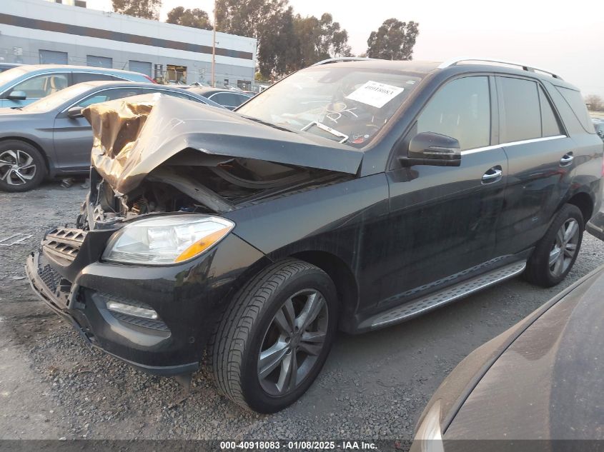 VIN 4JGDA5JBXFA476119 2015 Mercedes-Benz ML 350 no.2