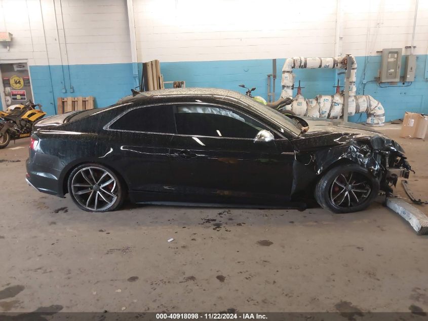 2018 Audi S5 3.0T Premium Plus VIN: WAUR4AF57JA019318 Lot: 40918098