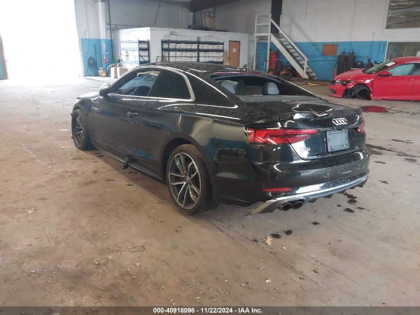 2018 Audi S5 3.0T Premium Plus VIN: WAUR4AF57JA019318 Lot: 40918098