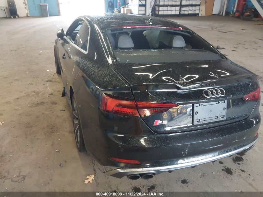 2018 Audi S5 3.0T Premium Plus VIN: WAUR4AF57JA019318 Lot: 40918098