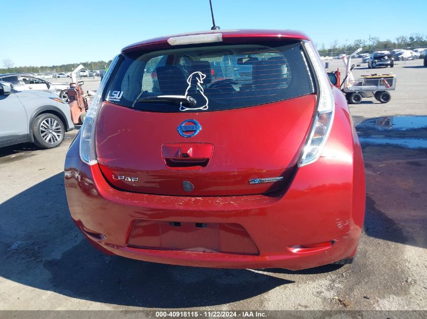 2015 Nissan Leaf S/Sl/Sv VIN: 1N4AZ0CPXFC329093 Lot: 40918115