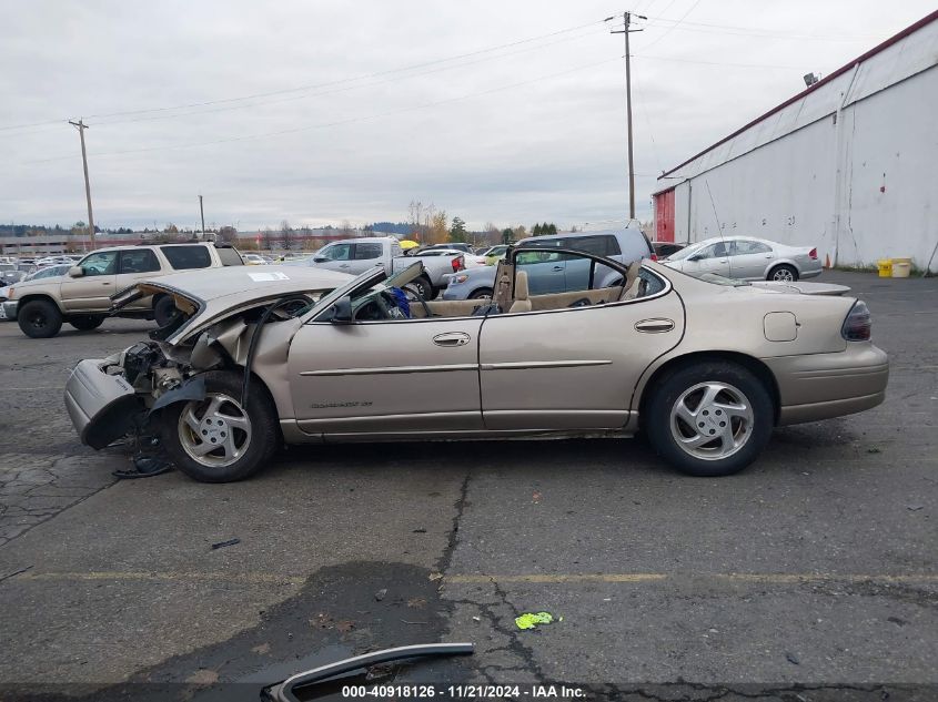 1997 Pontiac Grand Prix Se Cmi VIN: 1G2WJ52K7VF294606 Lot: 40918126