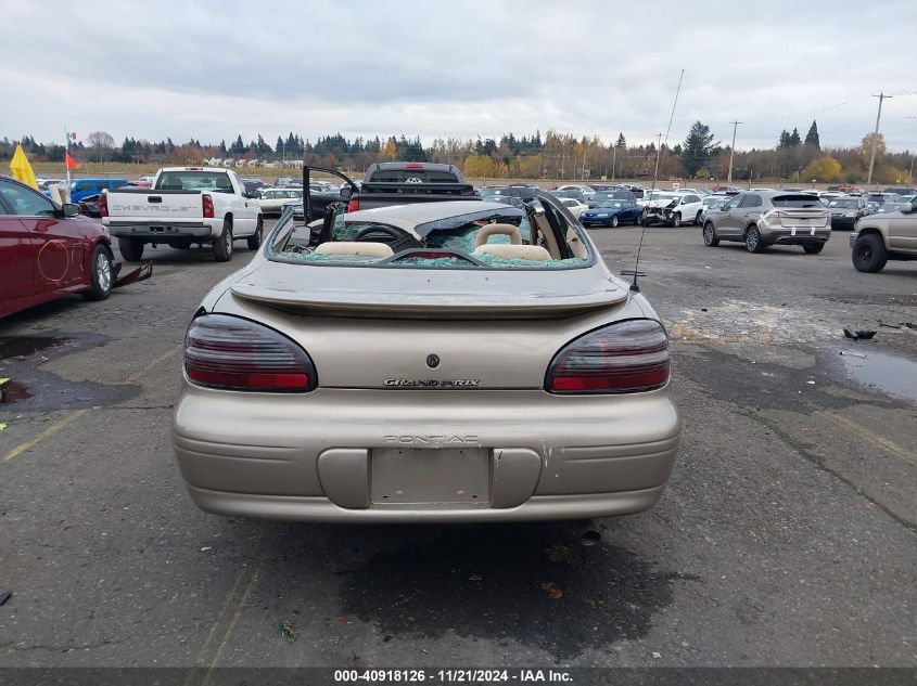 1997 Pontiac Grand Prix Se Cmi VIN: 1G2WJ52K7VF294606 Lot: 40918126