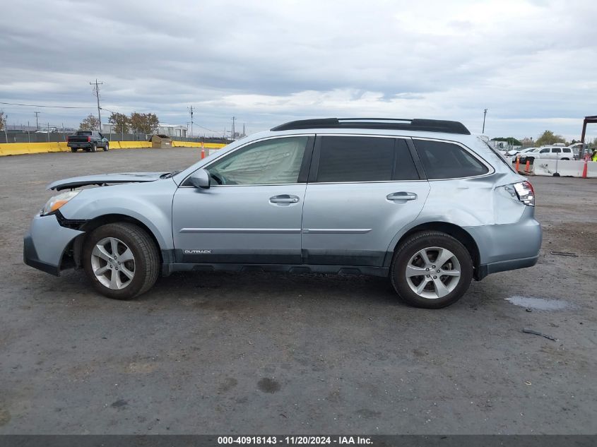 2014 Subaru Outback 2.5I Limited VIN: 4S4BRBNC0E3297186 Lot: 40918143