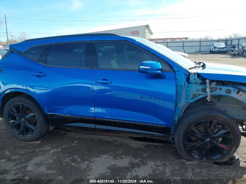 2021 Chevrolet Blazer Awd Rs VIN: 3GNKBKRS5MS527265 Lot: 40918145