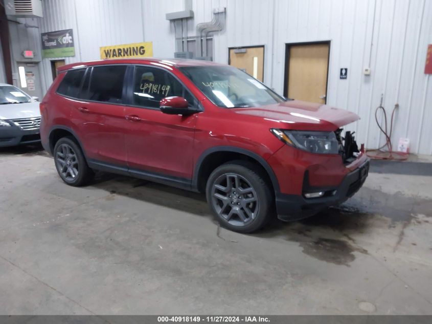 VIN 5FNYF8H55NB029437 2022 Honda Passport, Awd Ex-L no.1