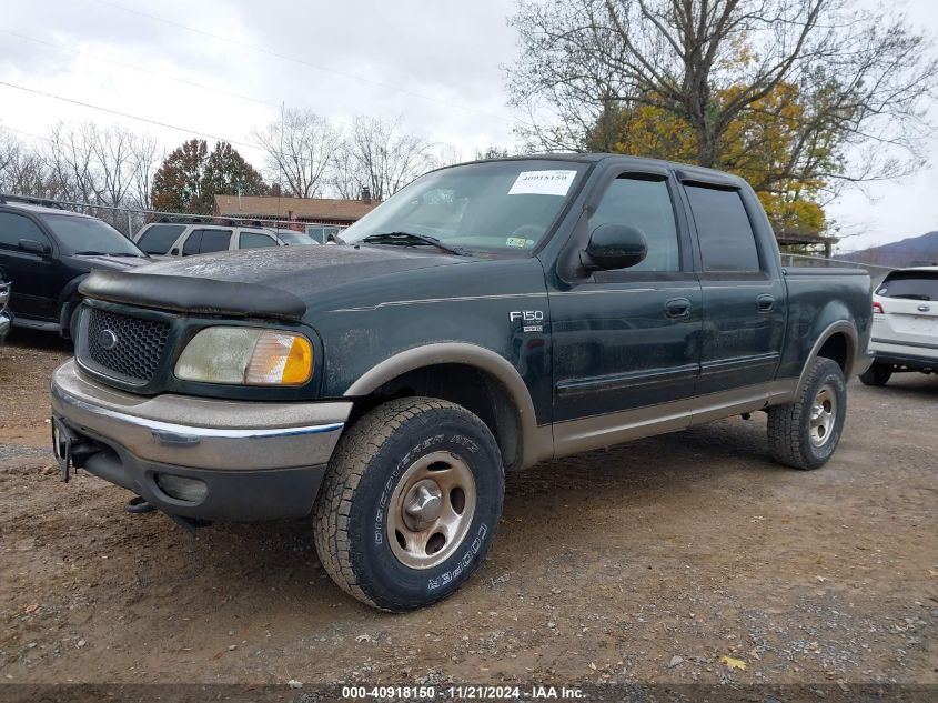 2002 Ford F-150 Lariat/Xlt VIN: 1FTRW08L32KE37986 Lot: 40918150