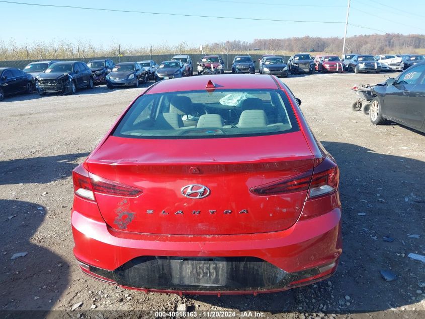 2019 Hyundai Elantra Sel VIN: KMHD84LF7KU769250 Lot: 40918163