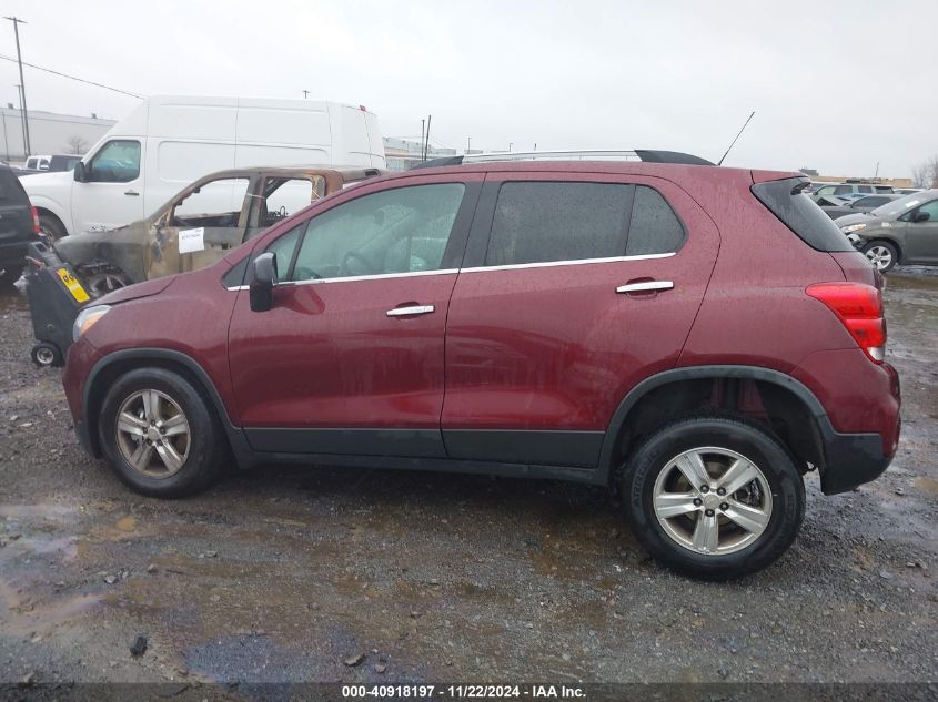 2017 Chevrolet Trax Lt VIN: 3GNCJPSBXHL276371 Lot: 40918197