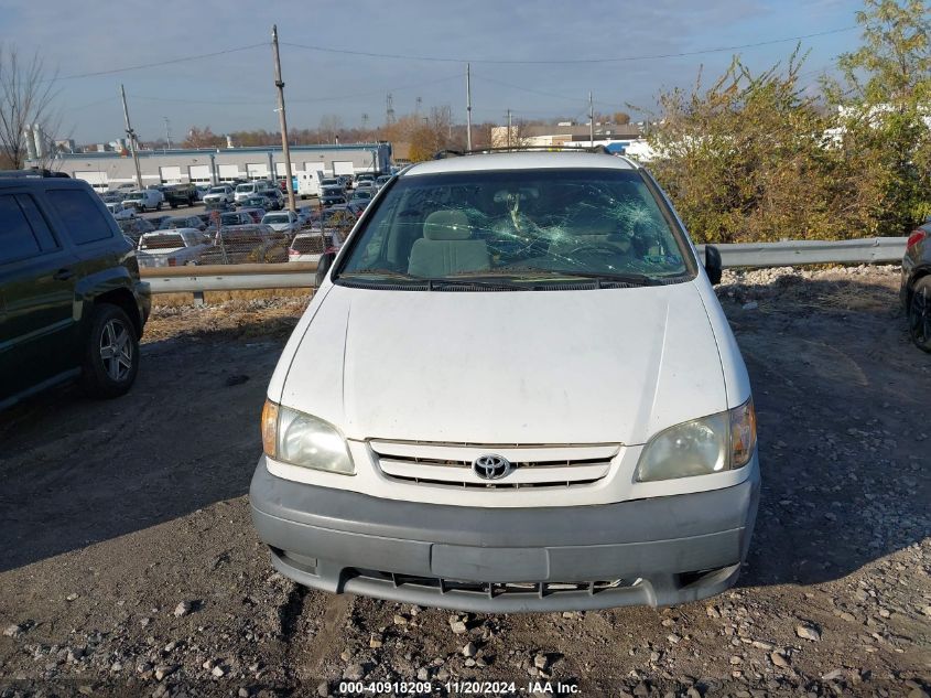 2003 Toyota Sienna Le VIN: 4T3ZF13C03U554205 Lot: 40918209