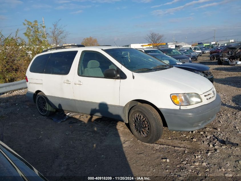 2003 Toyota Sienna Le VIN: 4T3ZF13C03U554205 Lot: 40918209